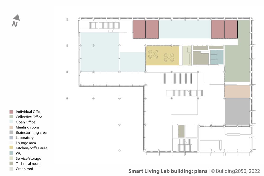 Plan du premier étage