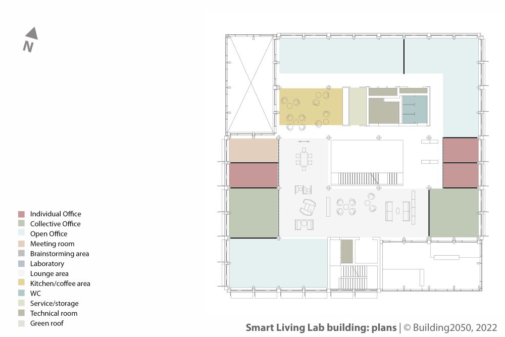Plan du troisième étage